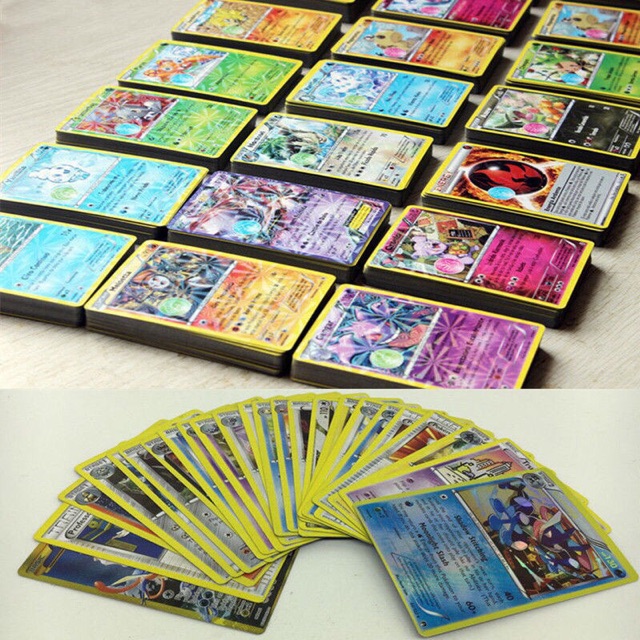 Bộ 25 thẻ bài pokemon phiên bản tiếng anh