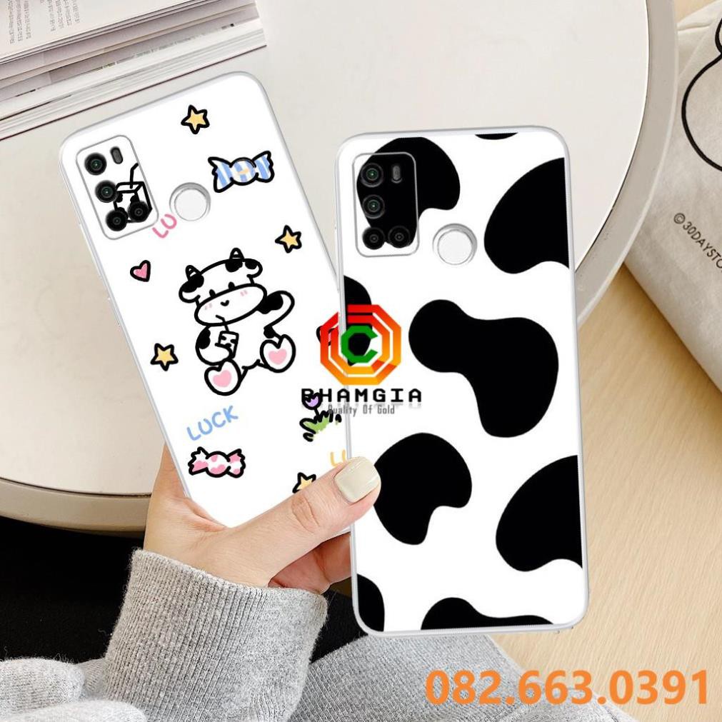 Ốp lưng VSmart Joy 3 - Joy 4 - Live 4 - Star 5 - Star 4 - Star 3 - Active 3 in hình vân da bò sữa hot trend