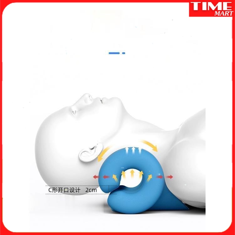 Gối Kê Cổ Sửa Thẳng Và Chống Cung Chuyên Dụng Hỗ Trợ Ngủ Massage Kéo Phong Phú Gói Sưởi Ấm Chỉnh Sửa Gối Bảo Vệ Cổ [TIME