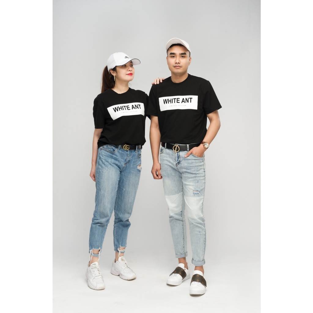 Áo Phông In Logo White Ant Cá Tính Nam White Ant, Chất liệu cotton cao cấp Không bai xù