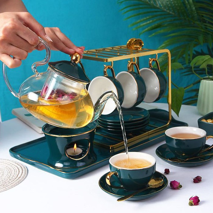 BỘ ẤM TRÀ TÁCH GỐM SỨ HOÀNG GIA DÀNH CHO AFTERNOON TEA SIÊU ĐẸP TRỌN BỘ SƯU TẬP – BỘ ẤM TRÀ SANG TRỌNG