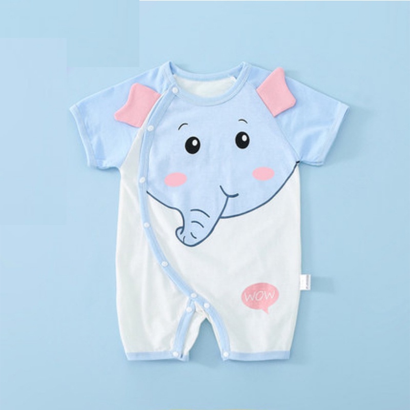 Bodysuit cho bé trai bé gái sơ sinh, mẫu body đùi mùa hè vải 100% cotton mềm mịn kiểu dáng dễ thương size 3-12kg _ BD23