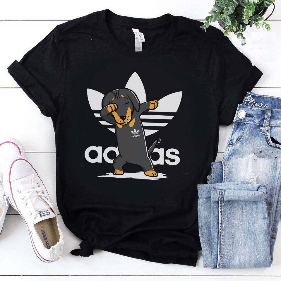 Áo phông unisex Dachshund - Áo thun in hình chó lạp xưởng CUTE