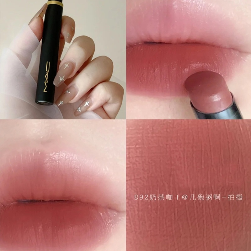 Son Môi MAC new Mềm Mại Màu Đen Chất Lượng Cao