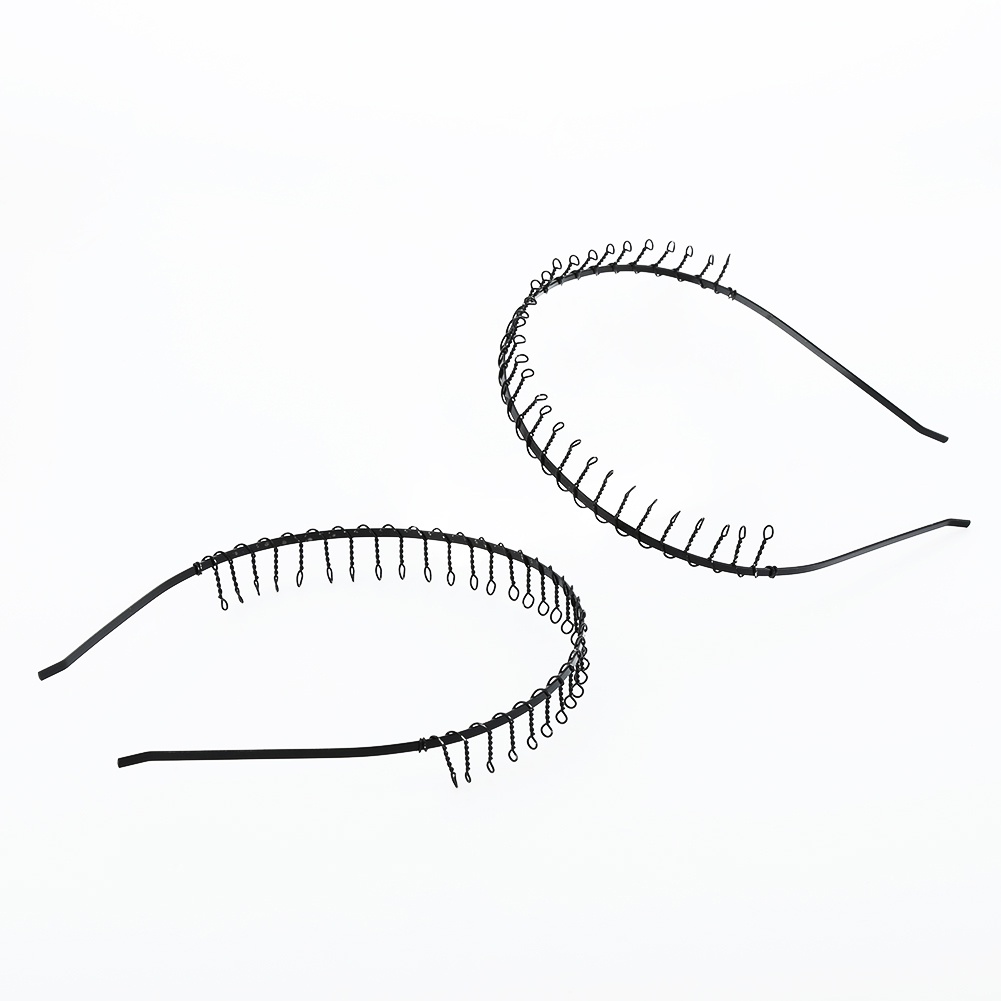 Set 2 đồ cài tóc bằng kim loại cao cấp dành cho nam / nữ