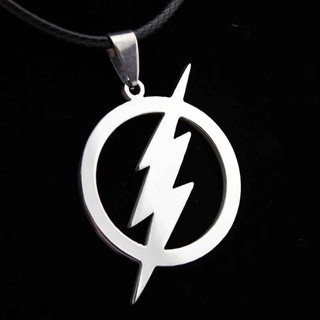 Dây chuyền da mặt logo The Flash logo