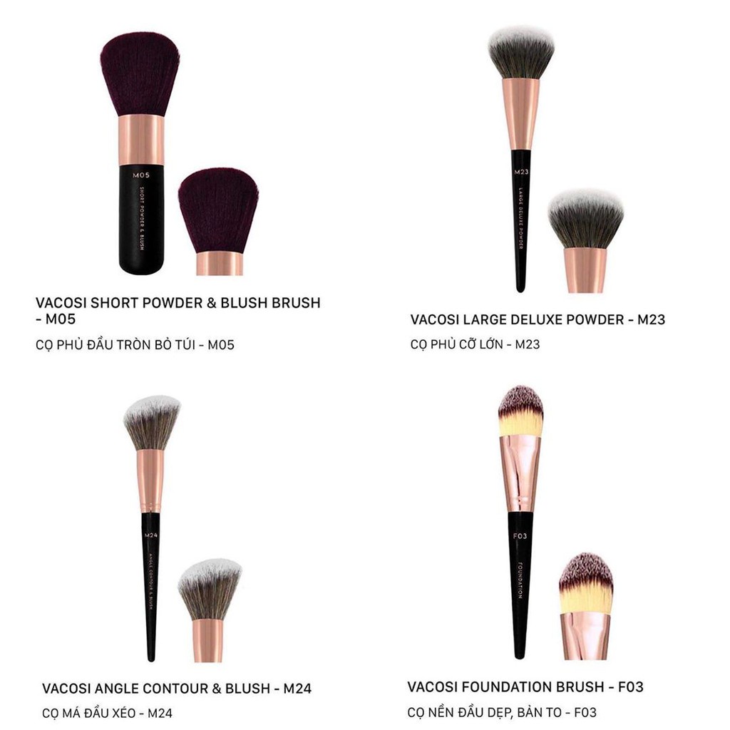 Cọ Phủ Cỡ Lớn VACOSI LARGE DELUXE POWDER BRUSH M23