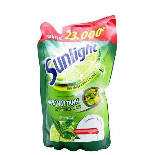 (MỚI) CHAI Nước rửa chén Sunlight 750g tặng túi nước rửa chén