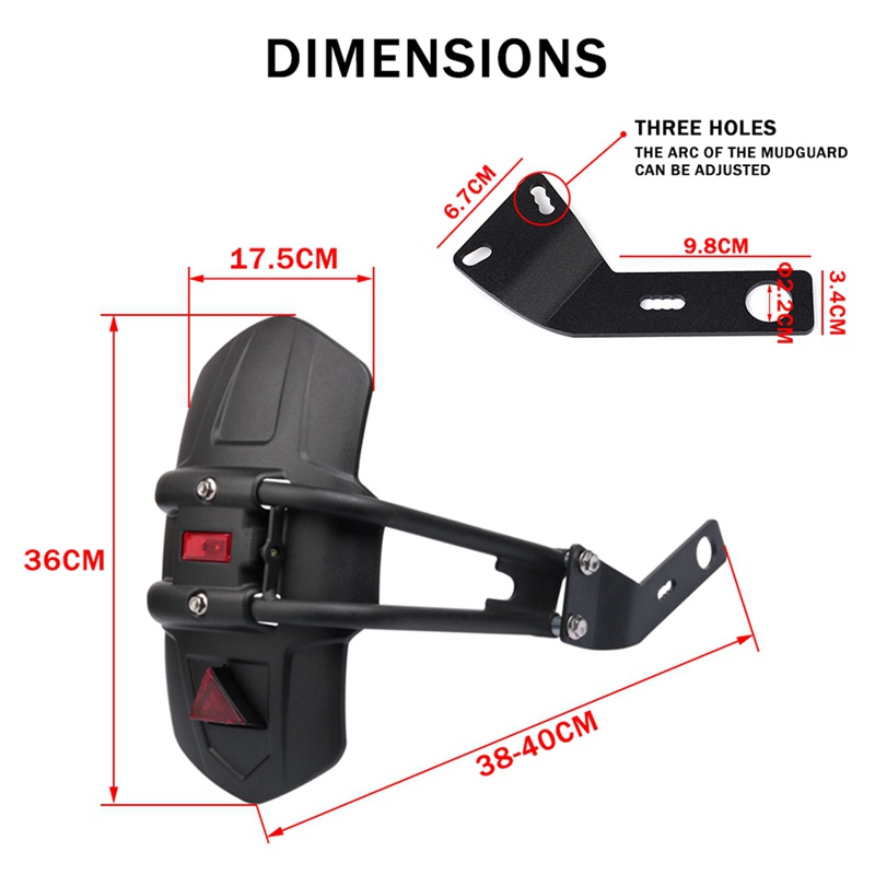 FENDER Tấm Chắn Bùn Phía Sau Xe Mô Tô Triumph Tiger 800 XC XRX XCA XRT Tiger 850 660 900 GT