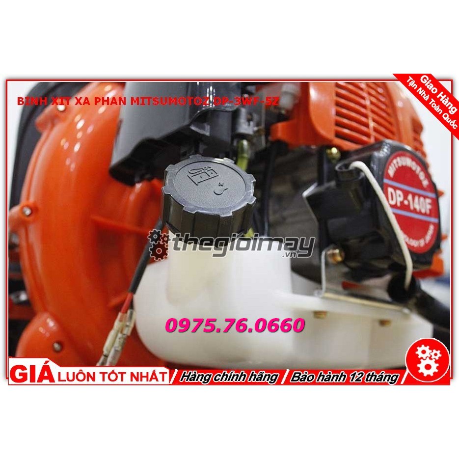 Máy phun phân Mitsumotoz DP-3WF 5Z, MÁY PHUN VÔI, BÌNH PHUN THUỐC 2 THÌ, HÀNG CHÍNH HÃNG, BẢO HÀNH 12 THÁNG