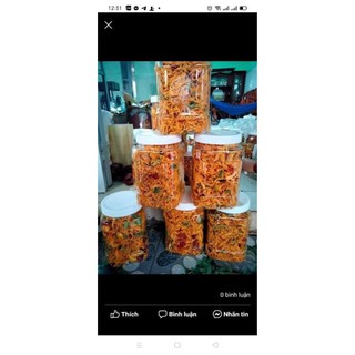 KHÔ GÀ LÁ CHANH 500g