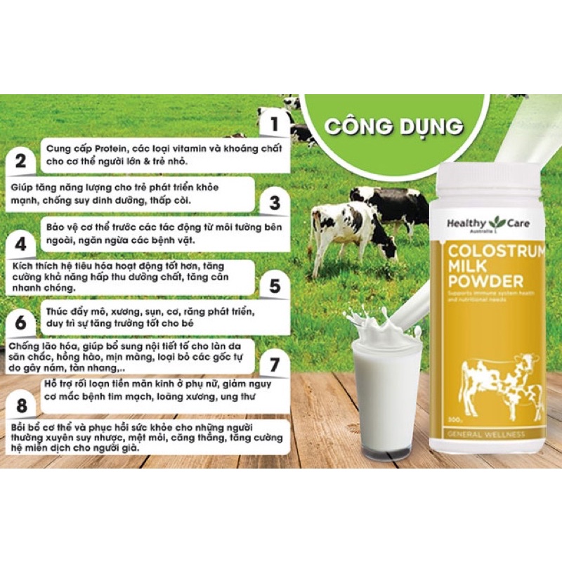 [DATE 1/2026] Sữa non Úc HEALTHY CARE hộp 300G