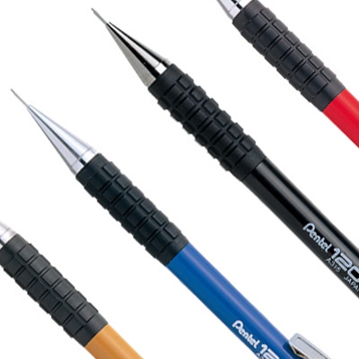 Bút Chì Kim Kỹ Thuật Pentel 120 A3 | Ngòi Bút Bằng Thép Chắc Chắn | Hạn Chế Gãy Ngòi | Mechanical Pencil | 4 Cỡ Ngòi