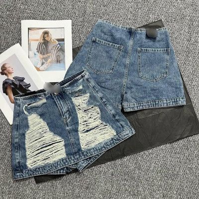 Chân váy bò rách 2 bên 6562 hót trend