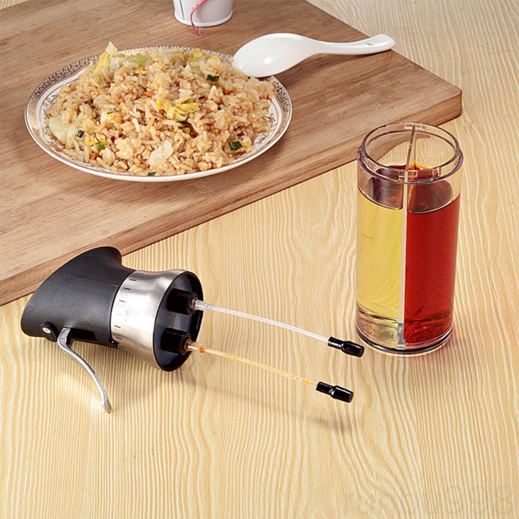 Bình Xịt Dầu / Nước Sốt Chống Bụi Có Thể Điều Chỉnh Tiện Dụng Cho Nhà Bếp Runbu998
