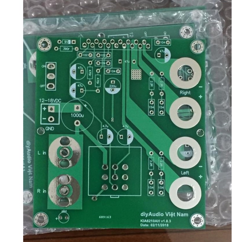 Mạch khuếch đại âm thanh dùng IC KIA6210AH KIA6210 TA8210