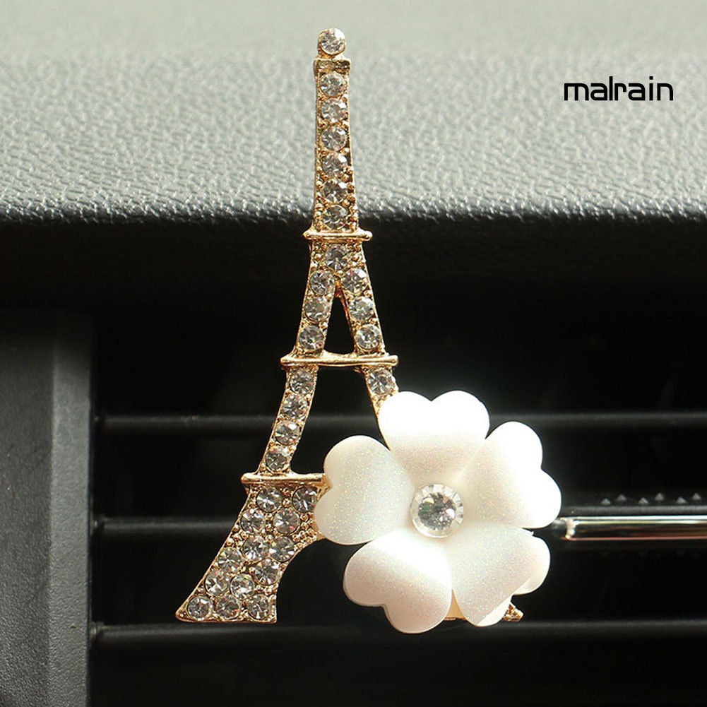 Kẹp Khuếch Tán Nước Hoa Xe Hơi Hình Nai/Anh Đào/Tháp Đính Đá