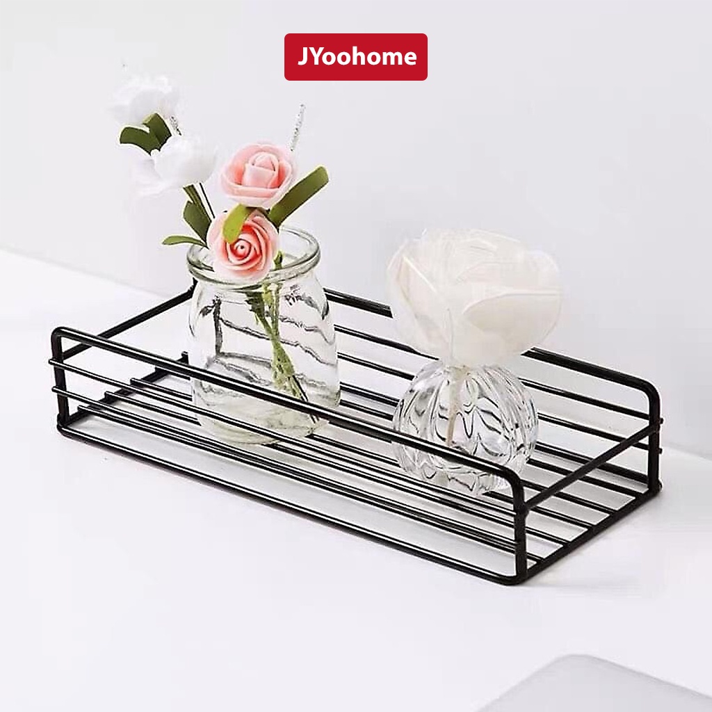 Kệ Góc Nhà Tắm Hình Chữ Nhật - Có Sơn Tĩnh Điện, Kệ Dán Tường Nhà Tắm, Nhà Bếp Siêu Dính - Tặng Kèm Tấm Dán