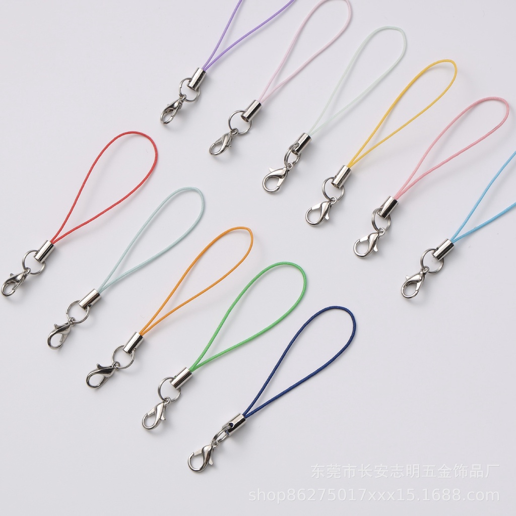 Set 50 Móc Khóa Kẹp Tôm Hùm Tự Làm Trang Sức Điện Thoại
