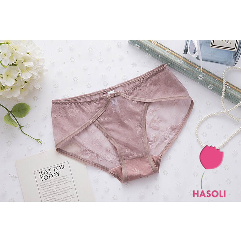 Quần Lót Nữ Ren Hoa Cao Cấp Vạt Chéo Siêu Đep S36