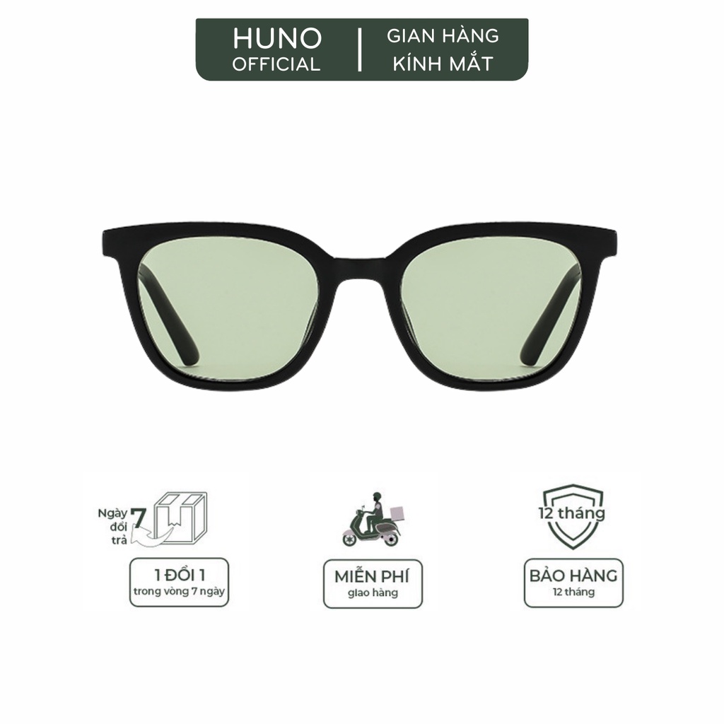 Kính râm Nam Nữ HUNO được thiết kế với nhiều gang màu đẹp mẫu basic phù hợp với nhiều khuôn mặt - K37