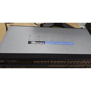 Bộ chia mạng Switch Cisco SRW224G4  4 Port 1000 + 24 port 10/100 + 2 mini Gbic