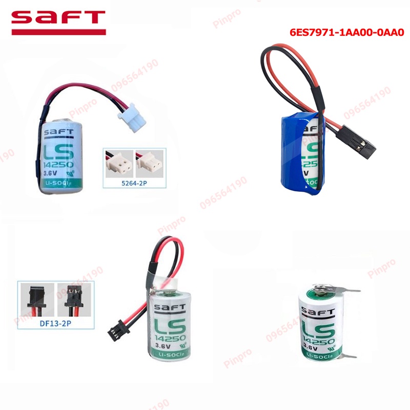 Pin Saft LS14250 3.6V 1/2AA 1200mAh chính hãng
