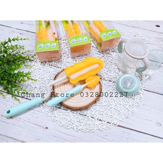Bộ cọ rửa bình sữa cho bé 2 chi tiết staydry