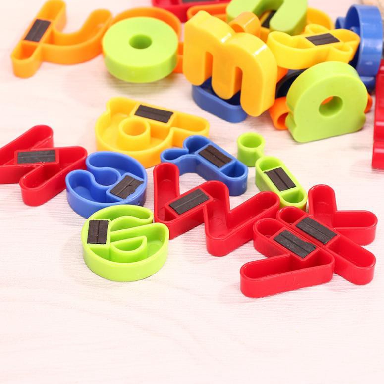 Bộ 80 Chữ Cái Và Số Có Nam Châm dính bảng từ, tủ lạnh Cho Bé Học Hỏi