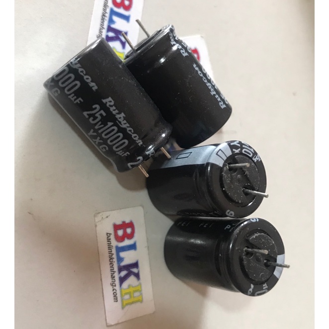 10 Tụ hóa Nhật Bản 25V 1000uF 10*16 chính hãng Nichicon / rubycon