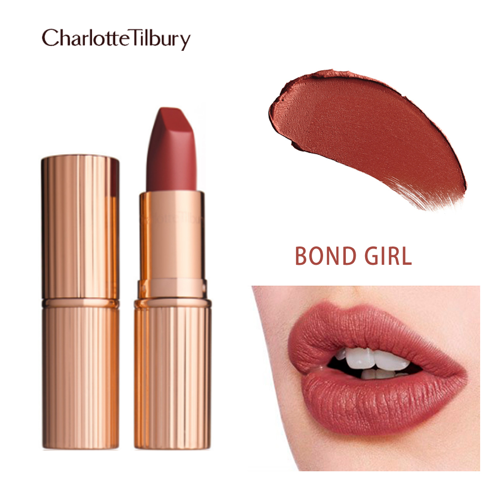 Charlotte Tilbury imported matte lipstick fog face lipstick does not fade, retro moisturizing and moisturizing