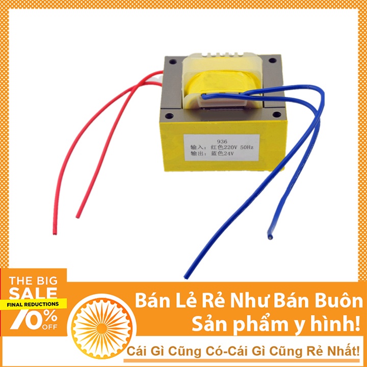 Biến Áp Máy Hàn Hakko 936 Lõi Đồng 24V - Thay Thế Sửa Chữa Trạm Hàn 936