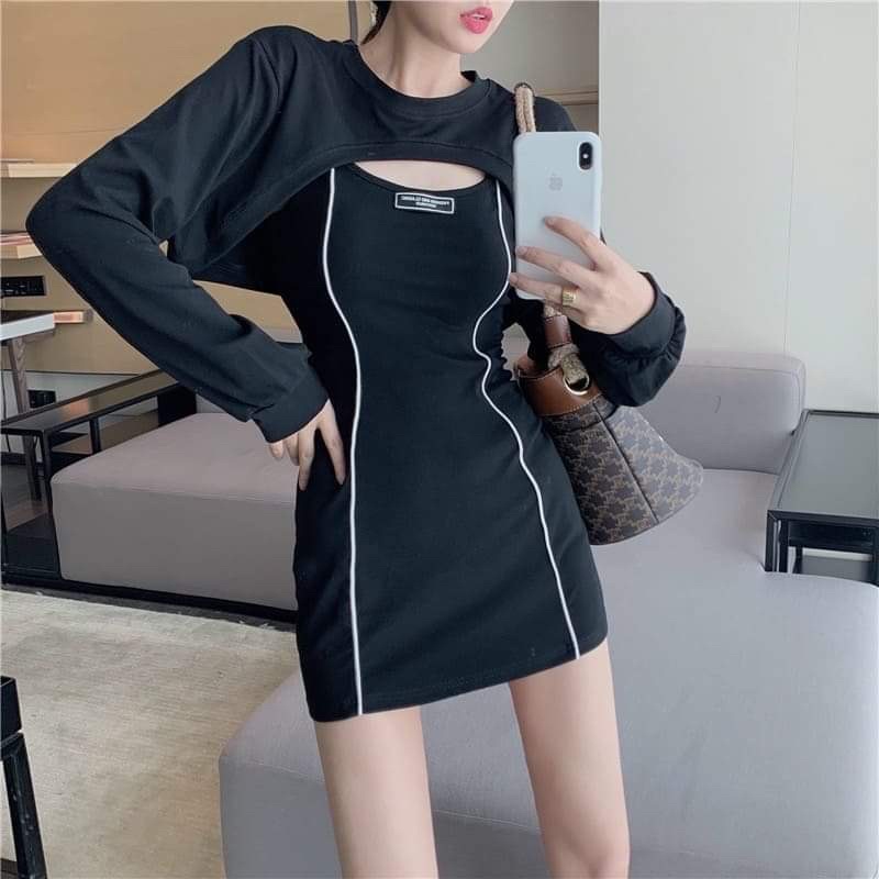 Sét váy mí mặc 2 kiểu KA6