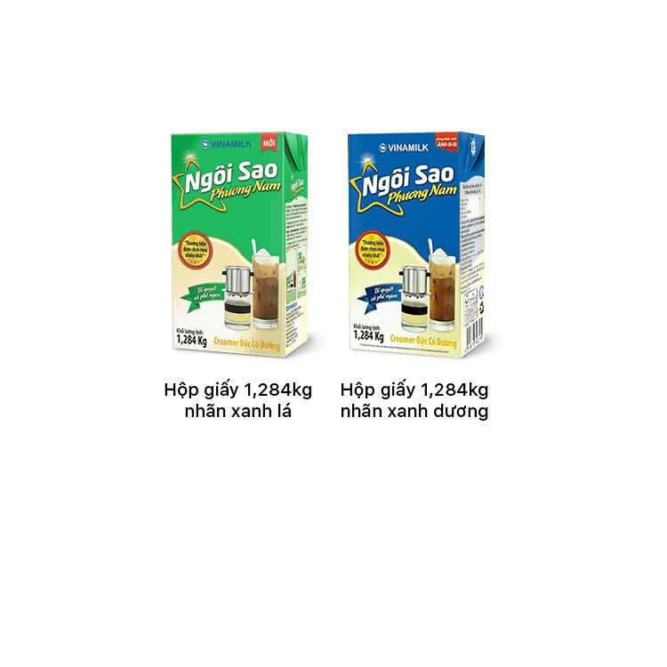 Sữa đặc Ngoi Sao Phương Nam Xanh Biển Hộp Giấy 1284g Vinamilk Shopee Việt Nam
