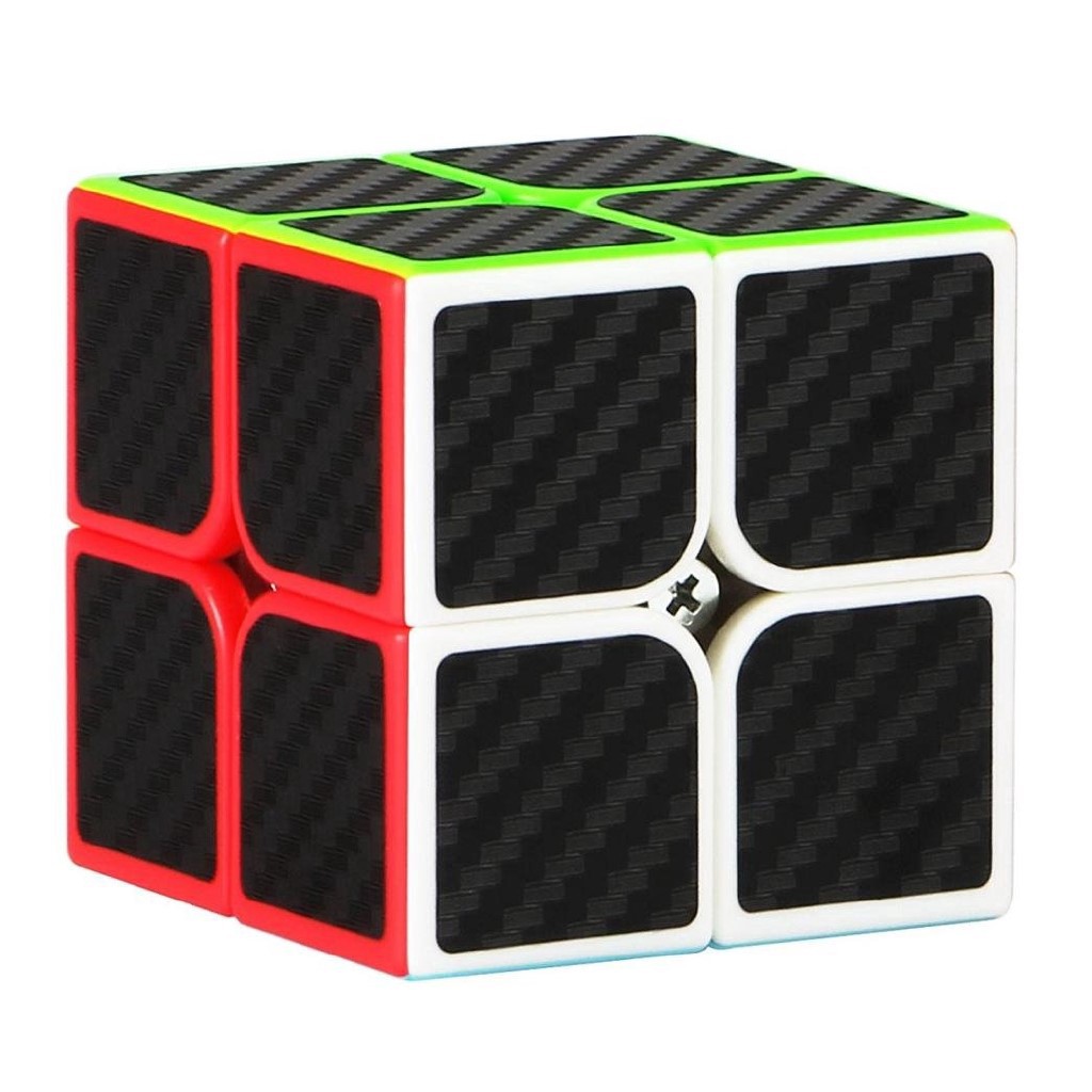 Rubik Carbon MoYu MeiLong 2x2, Rubik 2×2  Xoay Nhanh Mượt