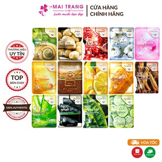 Mặt nạ 3w Clinic dưỡng ẩm trắng da - Hàng Chính hãng hàn quốc- 23ml- nhiều vị