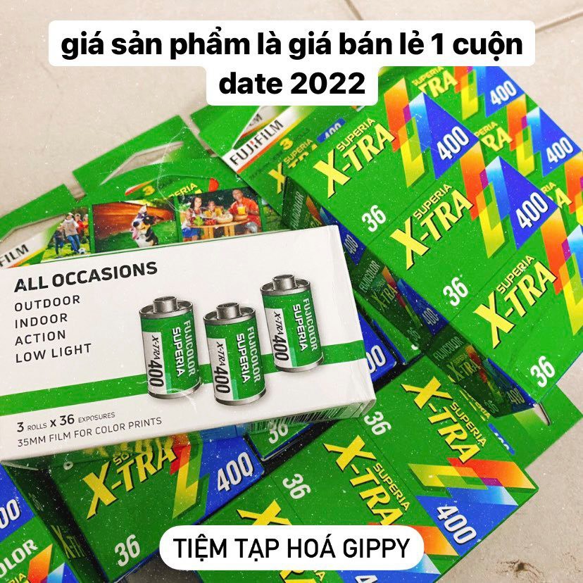 Film máy ảnh Fuji Xtra 400 date 2024 / outdate - GippyFilm - Tiệm tạp hóa Gippy