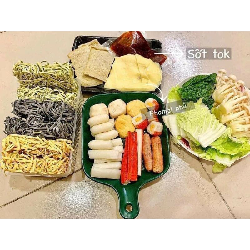 Chả cá hàn quốc - Chiên , thả lẩu