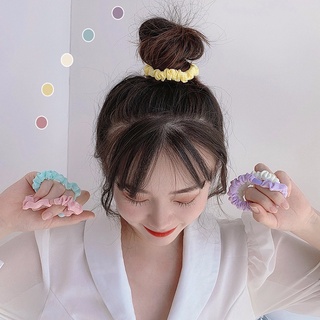 Cột Tóc Vải Scrunchie Nơ Tiểu Thư Hàn Quốc Xinh