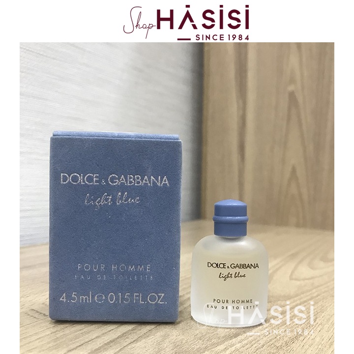 Nước Hoa Mini Nam D&amp;G - Light Blue Pour Homme EDT 4.5ml