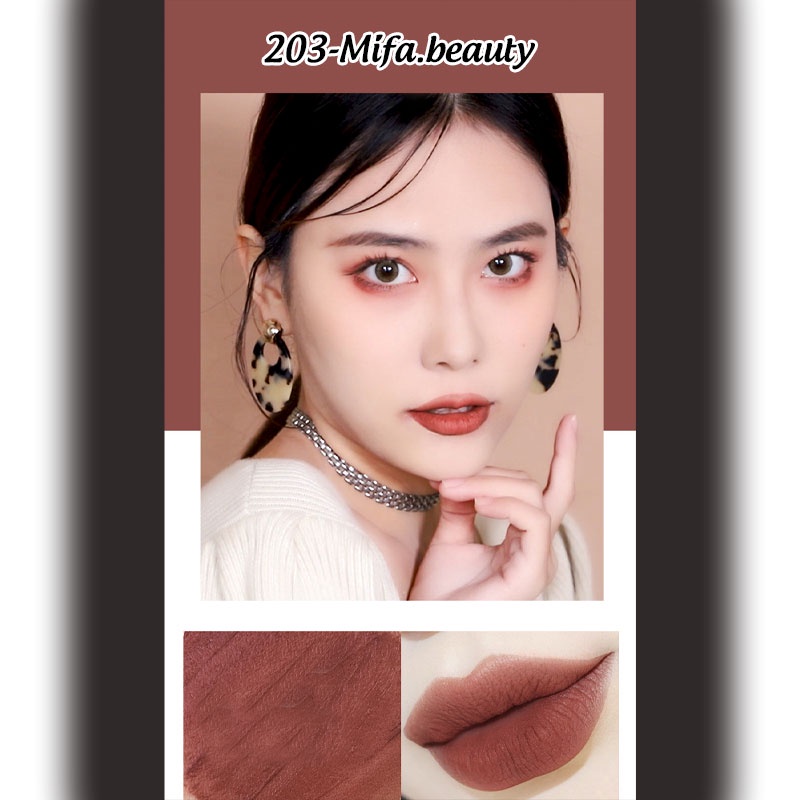 Son Kem Lì Wodwod Nơ Hồng Thiết Kế Vuông Xinh Xắn Nội Địa Trung