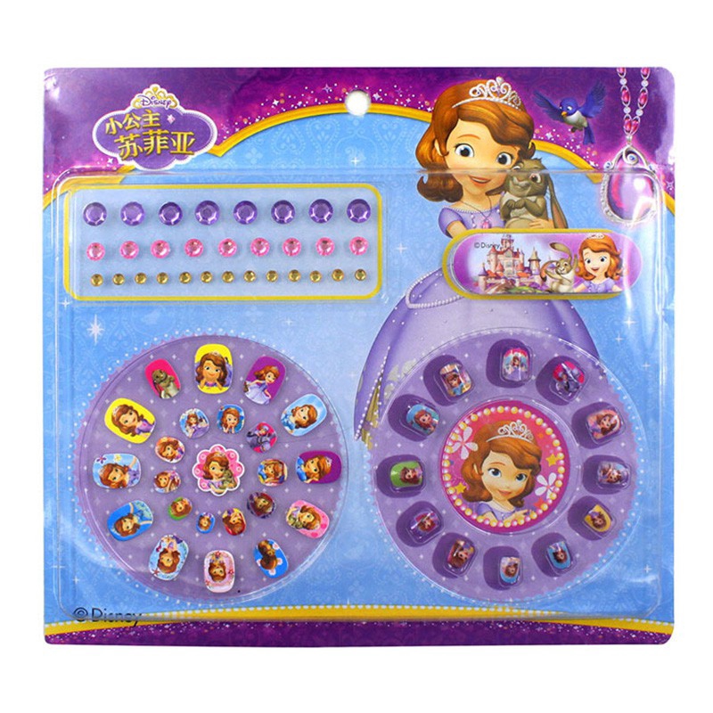 DISNEY elsa đông lạnh và móng tay Anna Child dán đồ chơi 3D kim cương Sticker