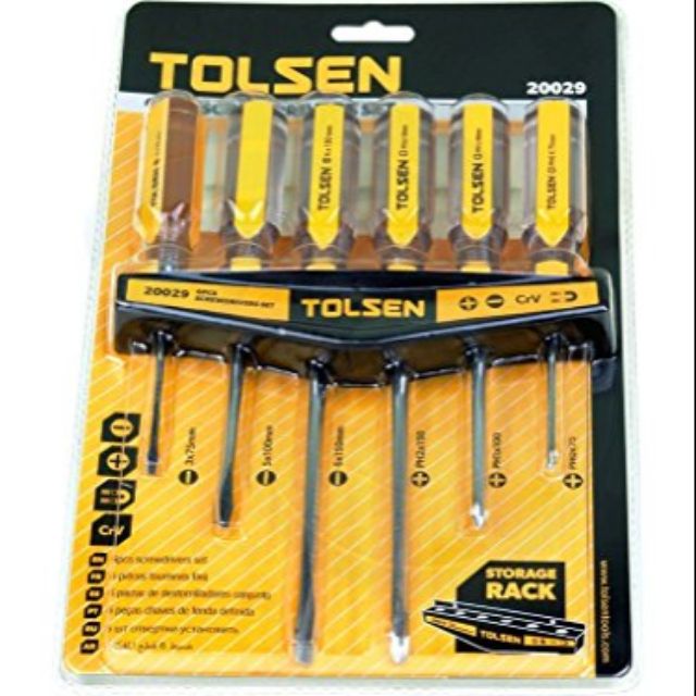 Bộ vít cán trong 6 cây Tolsen 20029 - hàng chính hãng, sẵn có