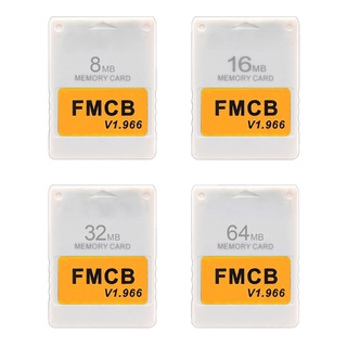 Free McBoot v1.966 8MB /16MB/ 32MB /64MB Memory Card for PS2 FMCB Version 1.966