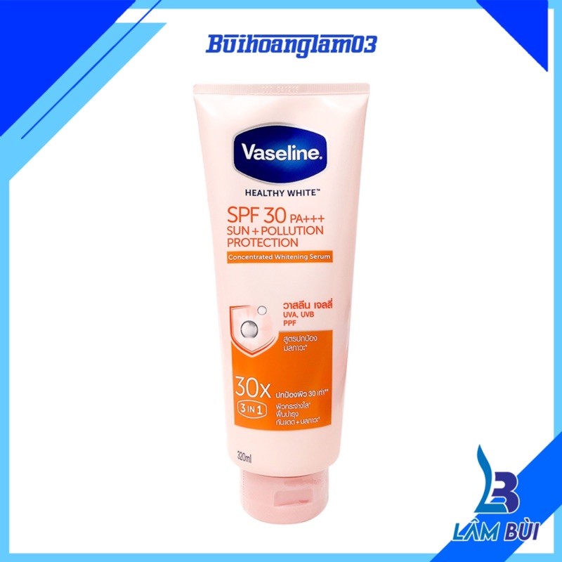 [320ml] Kem dưỡng trắng chống nắng Vaseline Thái | BigBuy360 - bigbuy360.vn