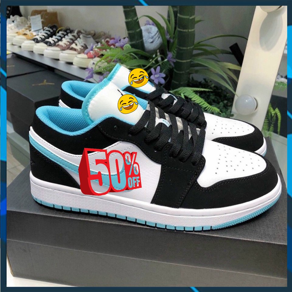 Giày thể thao sneaker JD Xanh Ngọc Cổ THẤP hight full size nam nữ