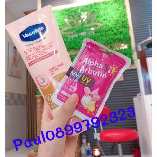 Viên Kích Trắng Alpha Arbutin 3 Plus Chống Nẵng UV-Vĩ 10 Viên