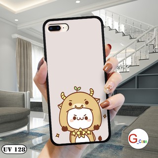 Ốp lưng iPhone 7 Plus-iPhone 8 Plus nhám viền dẻo