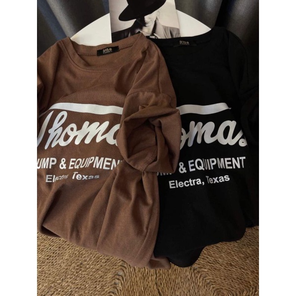 Áo phông nam,nữ unisex in hình THOMAS mã 3158