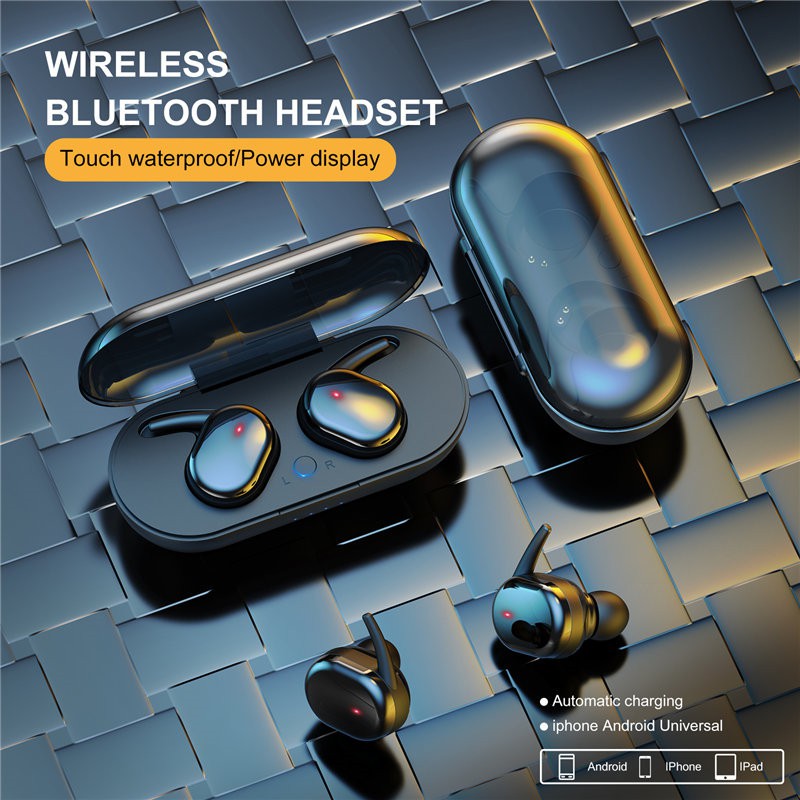 Aivk Y30 Tai nghe bluetooth không dây Chất lượng âm thanh hifi Bluetooth 5.0 tương thích với hệ điều hành Android và iOS | WebRaoVat - webraovat.net.vn